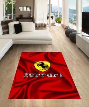 Ferrari Logo rectangular carpet!