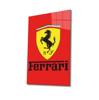 Ferrari Art Design rectangular special Glass Picture!