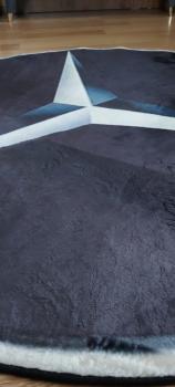 Mercedes Logo round carpet!