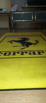 Ferrari logo rectangular carpet!