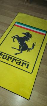 Ferrari logo rectangular carpet!