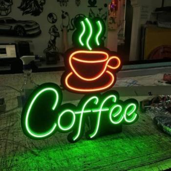 Coffee Neon Led Werbeleuchte für ihr Restaurant, Fastfoodladen!