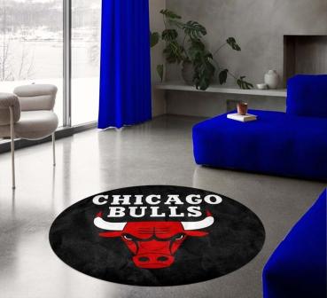 Chicago Bulls round carpet!