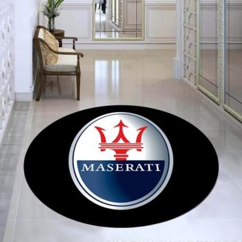 Maserati Logo round carpet!