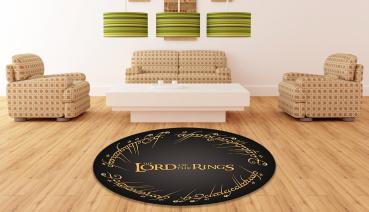 The Lord of the Rings Logo round carpet!
