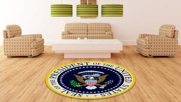 Seal of the President of the United States Logo round carpet!
