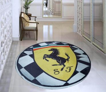 Ferrari Logo round carpet!