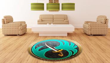 Runes Of Magic Logo round carpet!