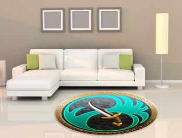 Runes Of Magic Logo round carpet!