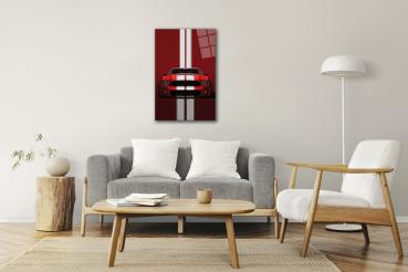 Mustang Art Design rectangular special Glass Picture!