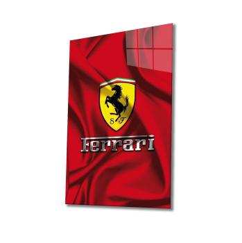 Ferrari Art Design rectangular special Glass Picture!