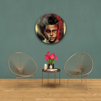 Fight Club Art Design round special Glass Picture!