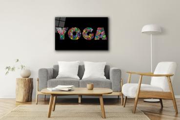 Yoga Art Design rectangular special Glass Picture!