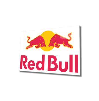 Red Bull Art Design rectangular special Glass Picture!