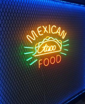 Mexican Food Taco Neon Led Werbeleuchte für ihr Restaurant!