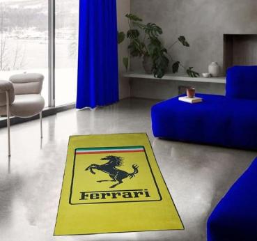 Ferrari Logo rectangular carpet!