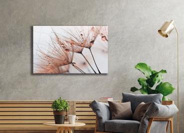 Pflanzen Art Design rechteckiges spezial Glasbild!