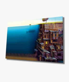 Abstract Art Design rectangular special Glass Picture! - Kopie