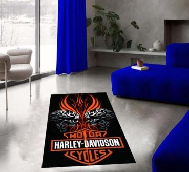 Harley Davidson rectangular carpet!