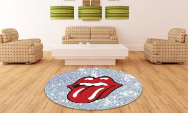 Rolling Stones Logo round carpet!