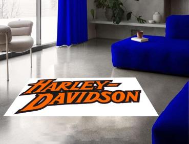 Harley Davidson rectangular carpet!