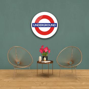 Underground Art Design round special Glass Picture!
