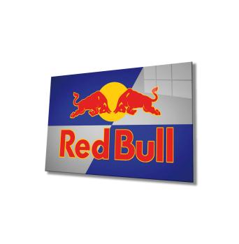 Red Bull Art Design rectangular special Glass Picture!