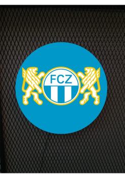 Fc Zürich Logo Led Leuchtschild Wandleuchte! (rund)
