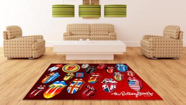 Rolling Stones rectangular carpet!