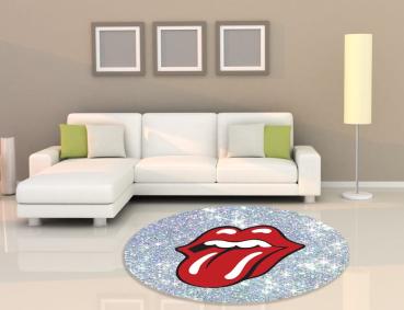 Rolling Stones Logo round carpet!
