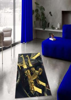 AK 47 Kalashnikov rectangular carpet!