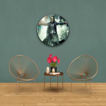 Matrix Resurrections Art Design round special Glass Picture!