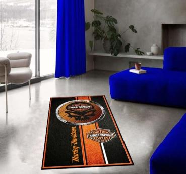 Harley Davidson rectangular carpet!