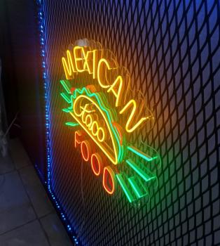 Mexican Food Taco Neon Led Werbeleuchte für ihr Restaurant!