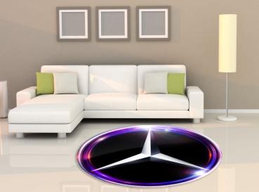 Mercedes Logo round carpet!