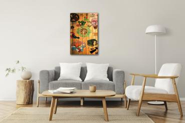 Starbucks Coffee Art Design rectangular special Glass Picture!