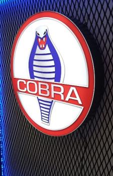 AC Shelby Cobra Logo Led Leuchtschild rund