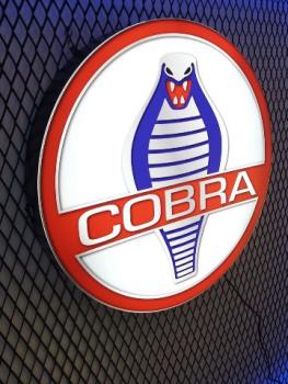 AC Shelby Cobra Logo Led Leuchtschild rund