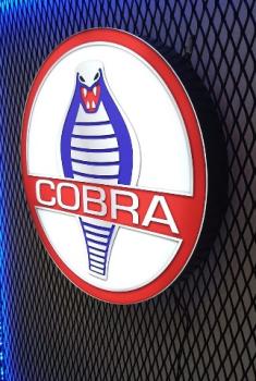 AC Shelby Cobra Logo Led Leuchtschild rund