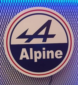 Alpine Logo Led Wandleuchte rund
