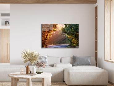 Wald Art Design rechteckiges spezial Glasbild!