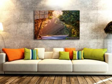 Wald Art Design rechteckiges spezial Glasbild!