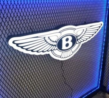 Bentley Logo Led Leuchttafel