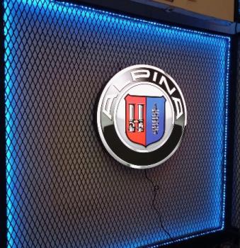Bmw Alpina Logo Led Leuchtschild rund