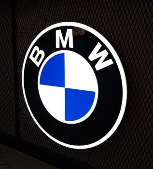 Bmw Logo 3D beleuchtetes Schild rund