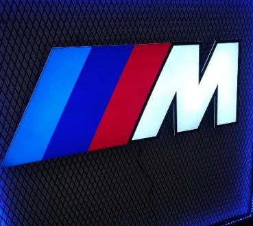 Bmw Mpower illuminated wall sign