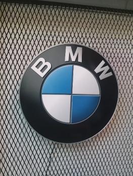Bmw original Logo Leuchttafel rund