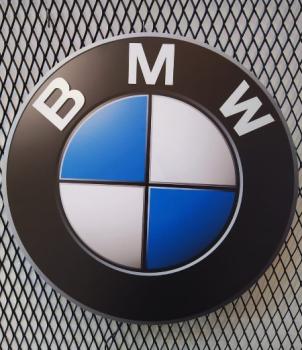 Bmw original Logo Leuchttafel rund