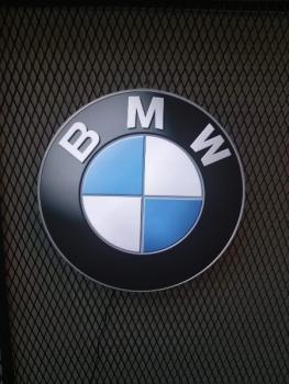 Bmw original Logo Leuchttafel rund