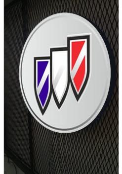 Buick Logo Led illuminated sign round